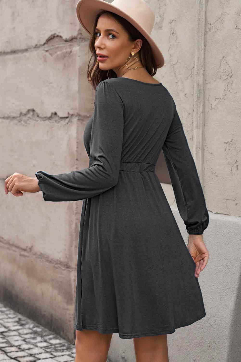 Scoop Neck Magic dress (3 colors sm-2x)