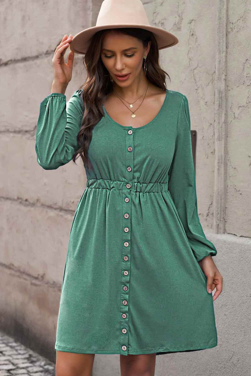 Scoop Neck Magic dress (3 colors sm-2x)