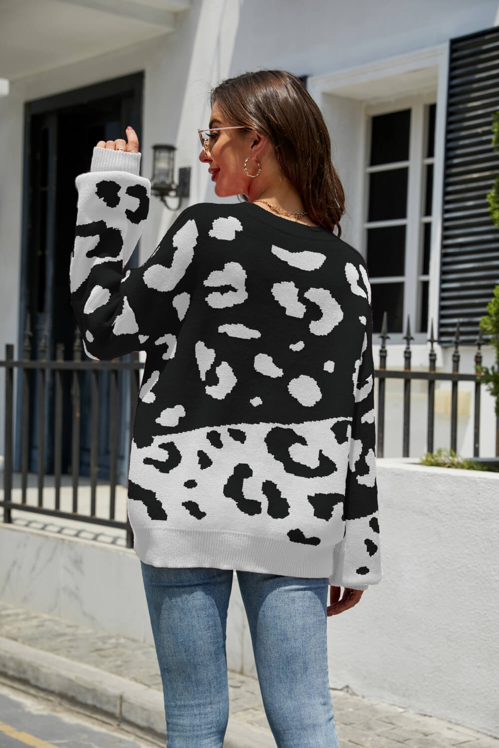 Spots dropped Sweater