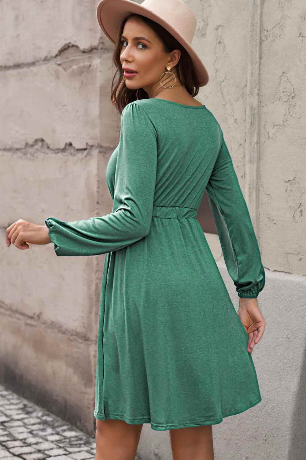 Scoop Neck Magic dress (3 colors sm-2x)