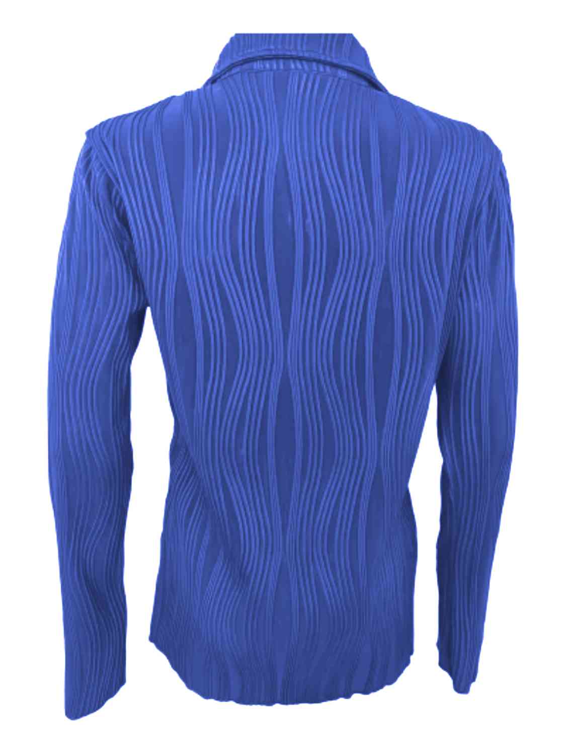 Collared Neck Long Sleeve Shirt(multiple colors)