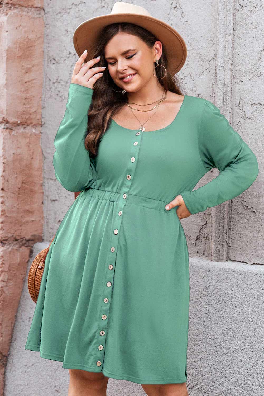 Button Front magic dress (4 colors 1-5x)